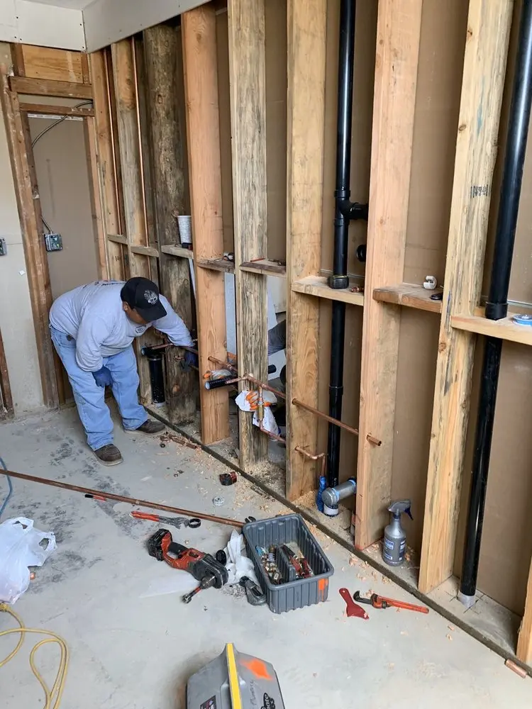 Commercial rough-in plumbing for Water Heater Replacement in Oxon Hill